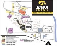 Carver Hawkeye Arena Parking Lots